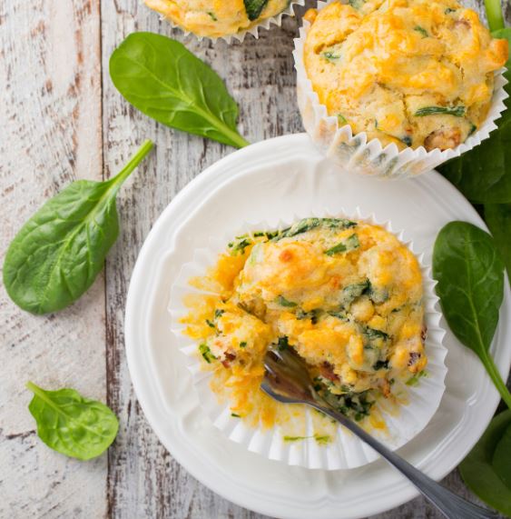 Green and Gold Muffins